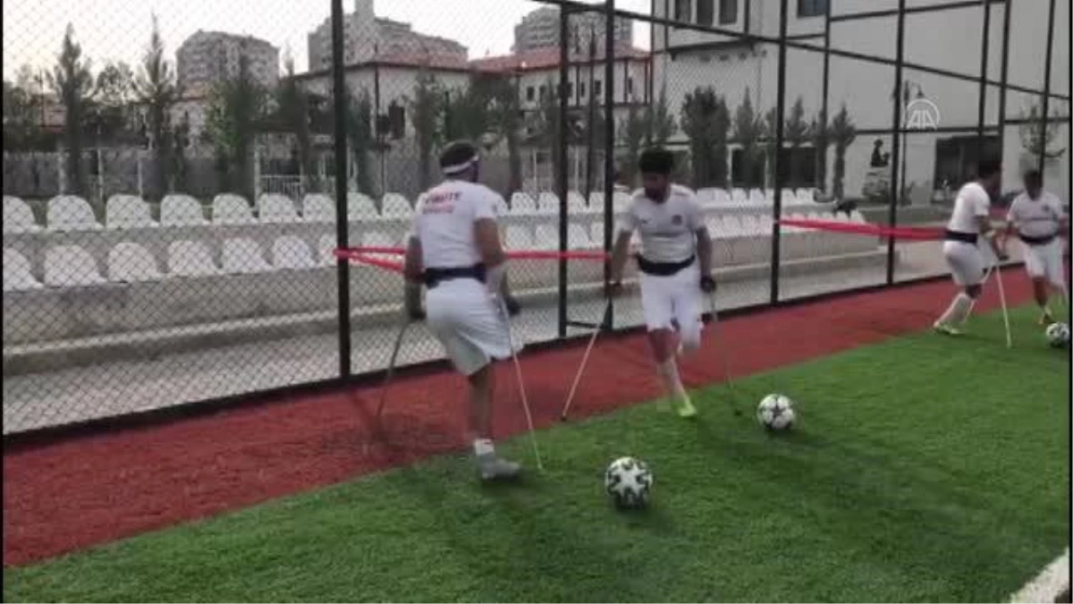 Ampute Futbol Milli Takımı, Ankara\'da kampa girdi