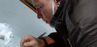 Bekçi, yavru kediyi kalp masajıyla hayata döndürdü