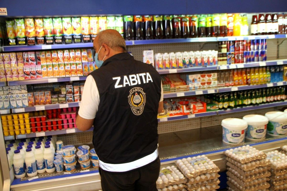 Bismil Belediyesi zabıta ekiplerinde "tam kapanma" sürecinde denetim