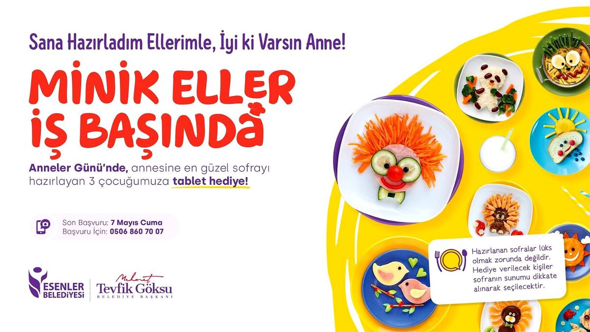 Esenler\'de Anneler Günü\'nde en iyi sofrayı hazırlayan kazanacak