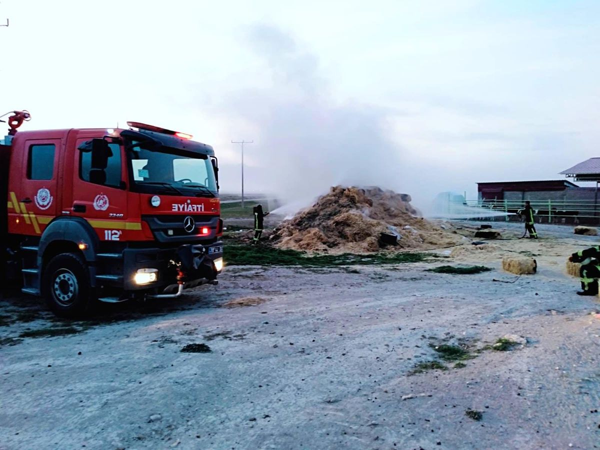 Son dakika haber! Karaman\'da saman yangını
