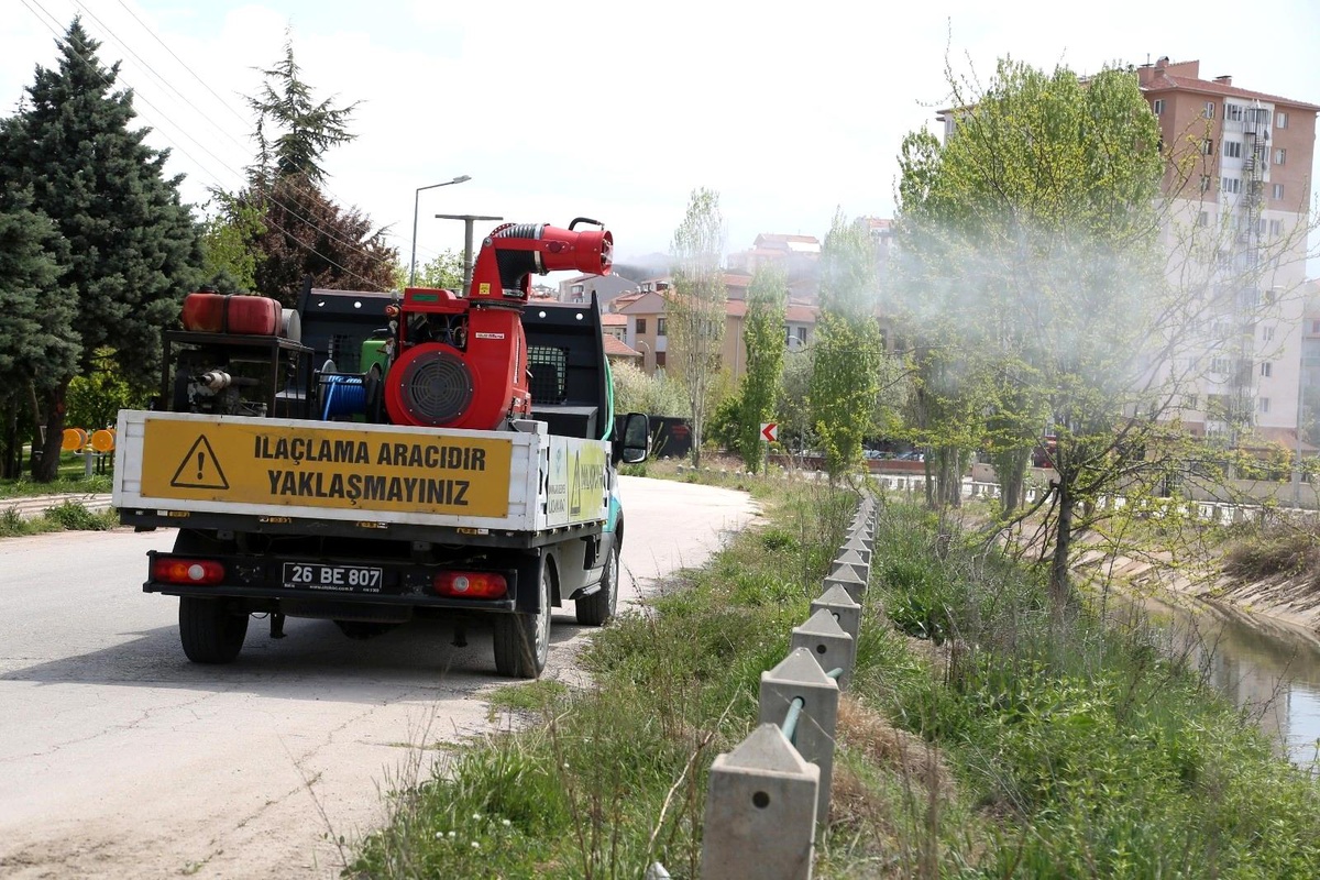Odunpazarı\'nda ilaçlama çalışmaları titizlikle devam ediyor