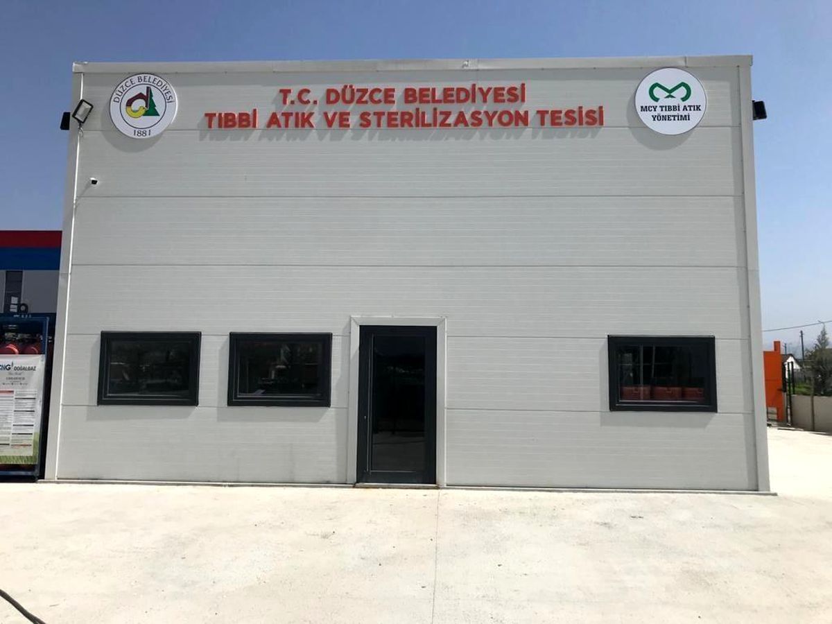 Düzce\'de hizmete giren tesiste saatte 1 ton tıbbi atık bertaraf edilebilecek