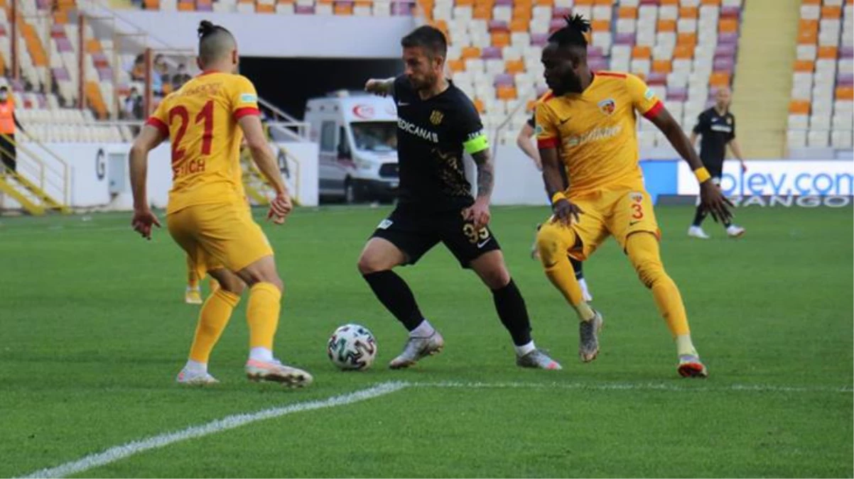 Süper Lig\'de ateş hattında yer alan Y.Malatyaspor ile Kayserispor\'un karşılaşması 1-1 sona erdi