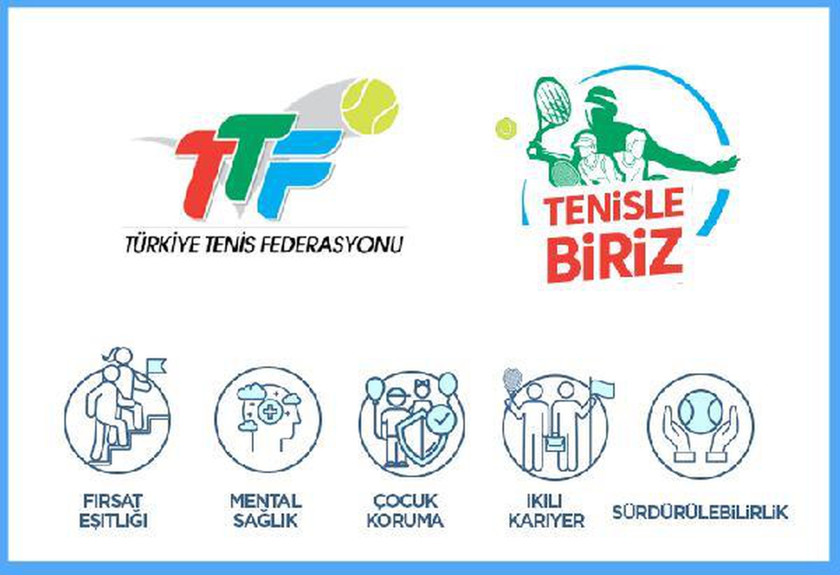 Türkiye Tenis Federasyonu "Tenisle biriz" projesini hayata geçiriyor