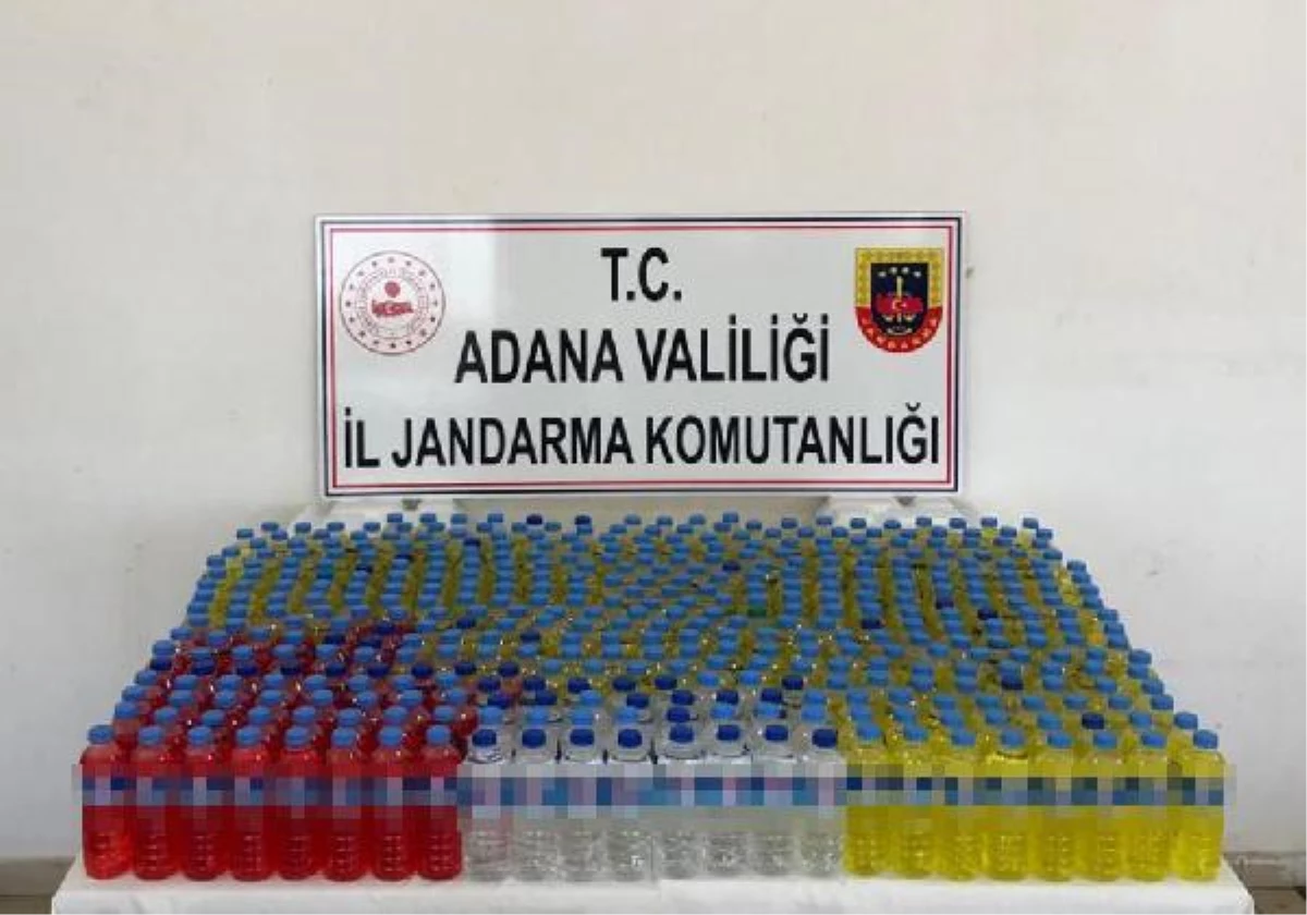 Adana\'da 330 litre sahte içki ele geçti