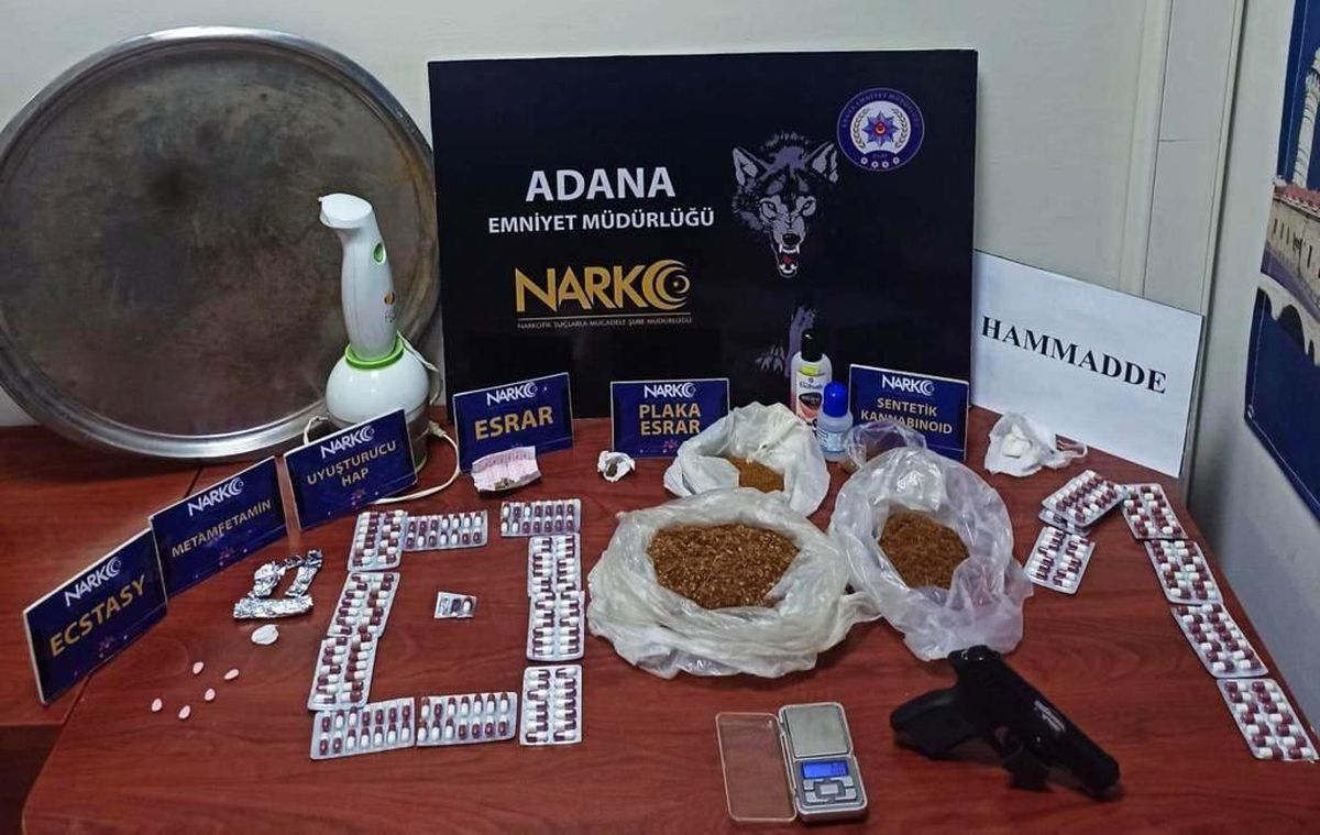 Adana\'da Nisan ayında 8 kilo bonzai ele geçirildi