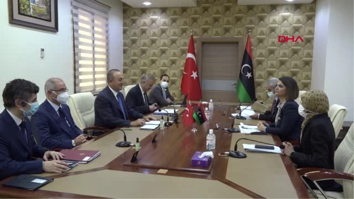 Bakan Çavuşoğlu: Kardeş Libya\'ya desteğimizi göstermek için Trablus\'tayız