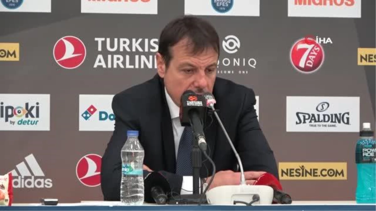 Ergin Ataman: "İki senedir oynadığımız basketbolla şampiyon olmayı hak ediyoruz"