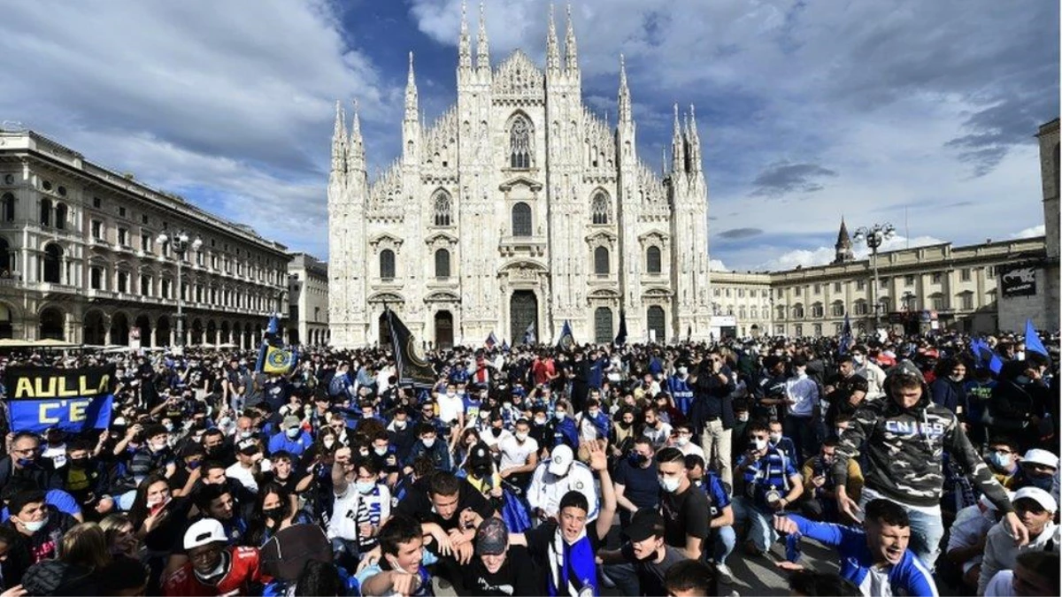 İtalya\'da Covid: 30 bin Inter taraftarının Milano sokaklarındaki kutlamaları kaygı yarattı, \'biyolojik bomba\' yorumu yapıldı