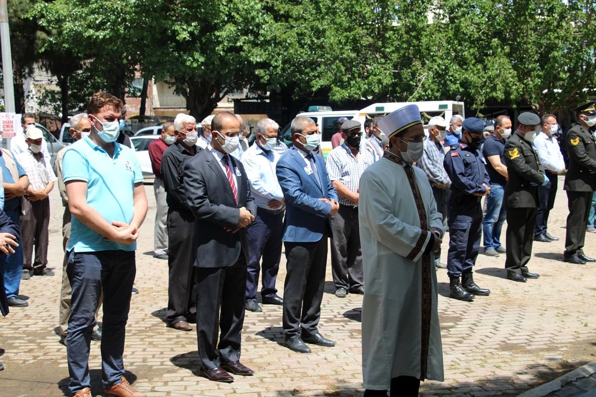 Kıbrıs Gazisi vasiyeti üzerine Koçarlı\'da sonsuzluğa uğurlandı