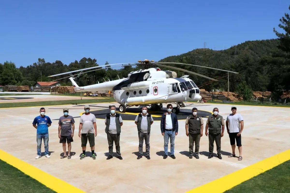 Muğla\'da 2 yangın helikopteri göreve başladı