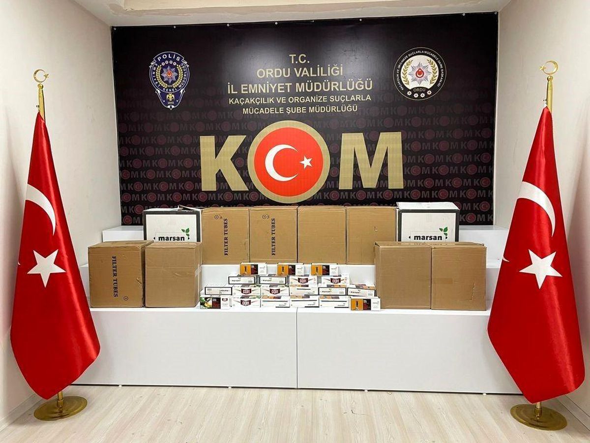 Ordu\'da kaçak tütün denetimleri