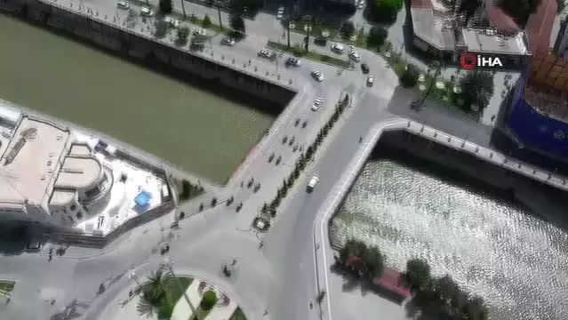 Trafik Haftası'na konvoylu kutlama