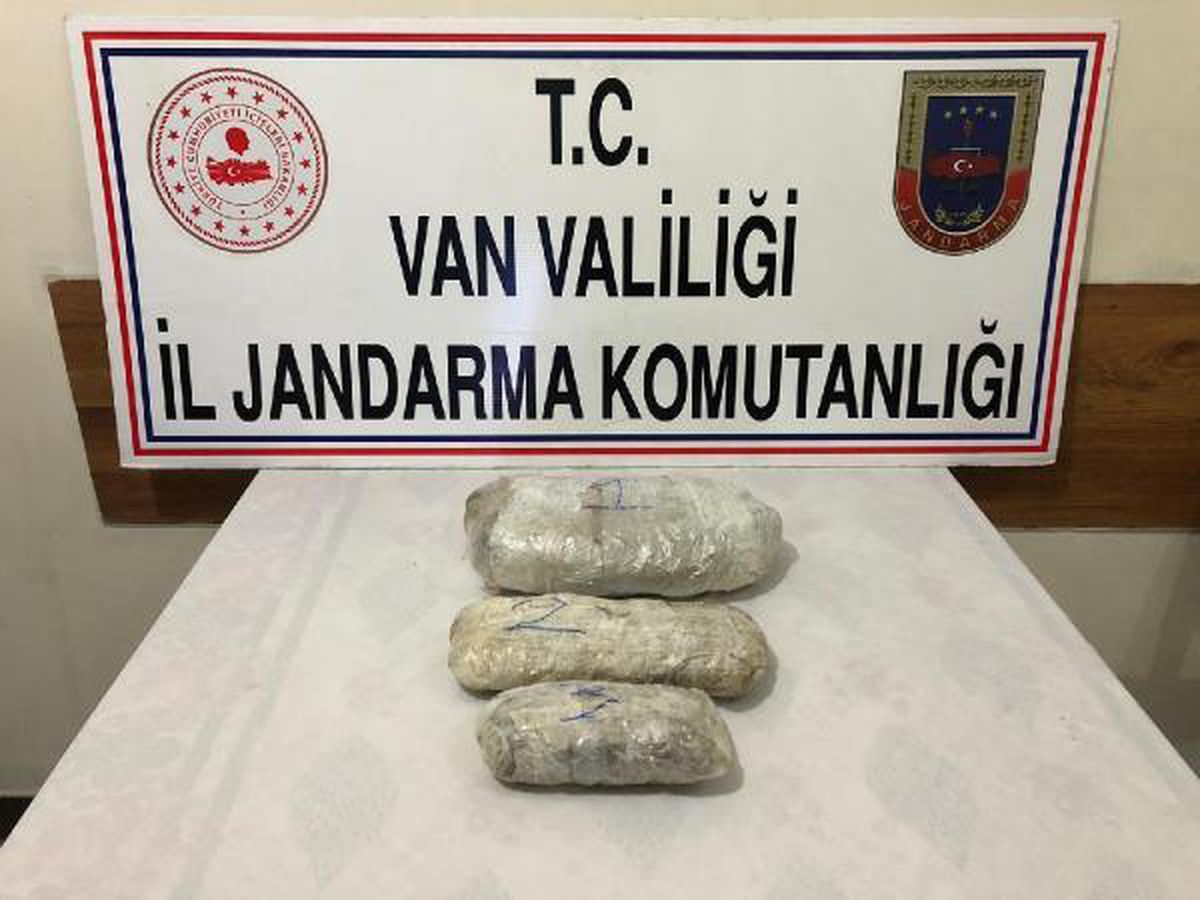 Van\'da arazide 5 kilo esrar ele geçirildi