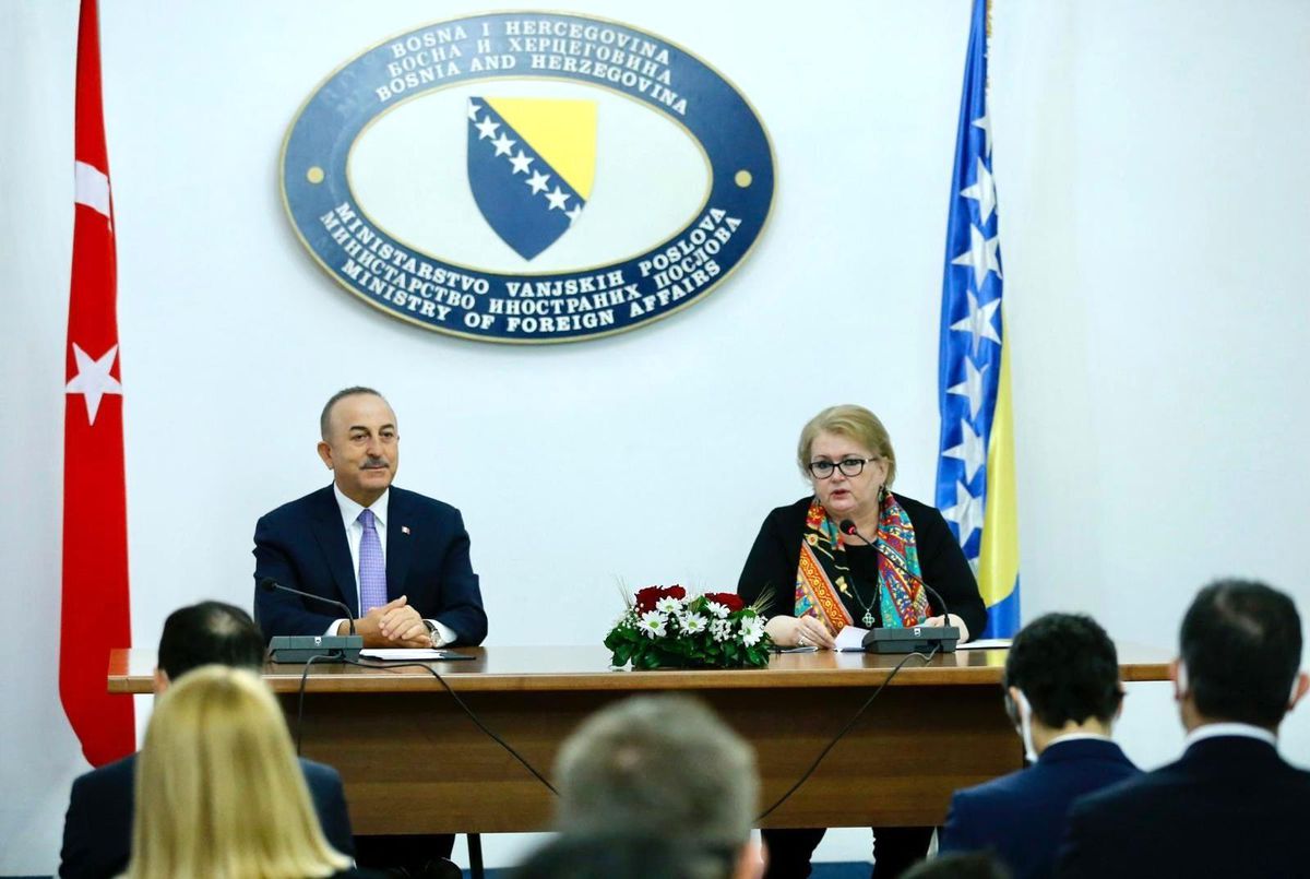 Son dakika haberi... Bakan Çavuşoğlu, Bosna Hersekli mevkidaşı Turkovic ile görüştü