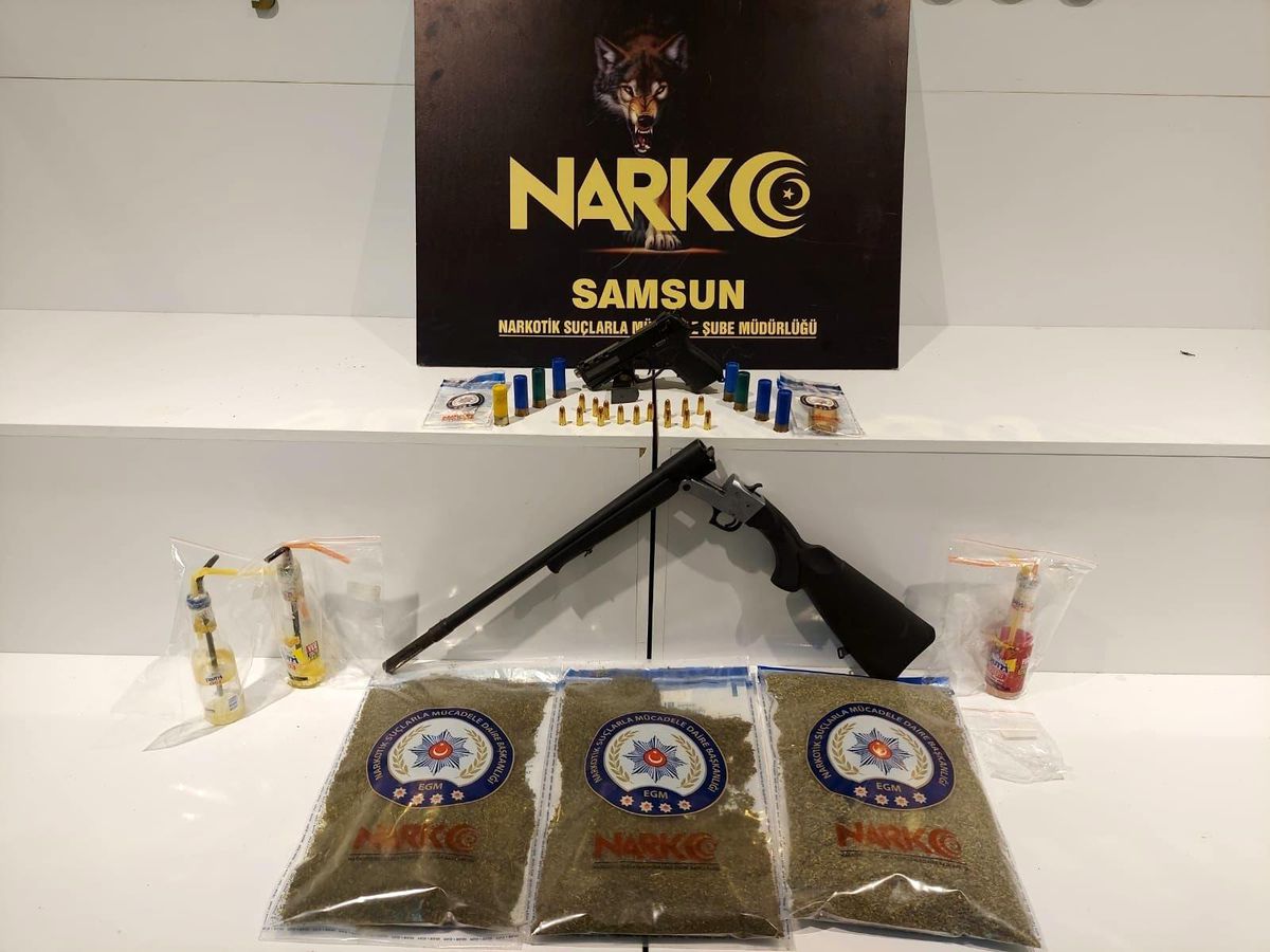İstanbul dönüşü 1 kilo 792 gram bonzai ile yakalanan şahıs tutuklandı