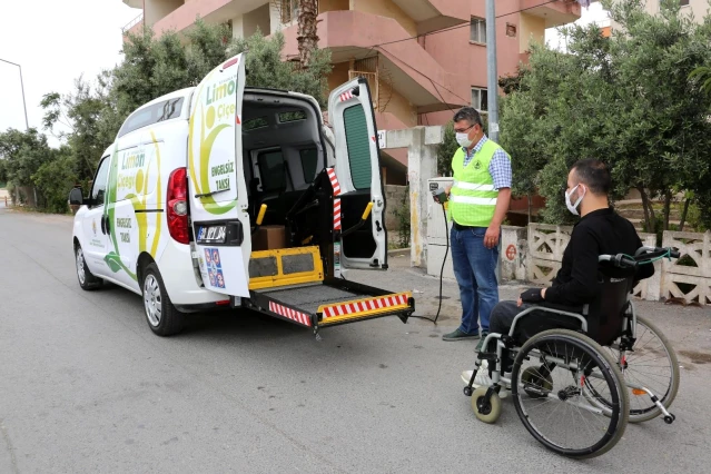 Kapanma sürecinde Engelsiz Taksi uygulaması