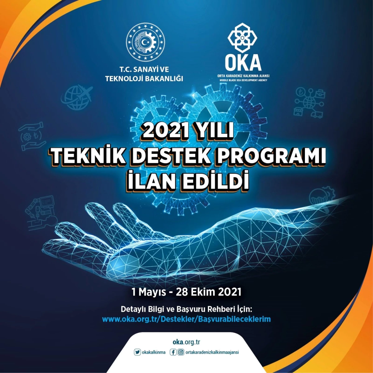 OKA \'2021 Yılı Teknik Destek Programı\'nı ilan etti: 50 bin TL destek
