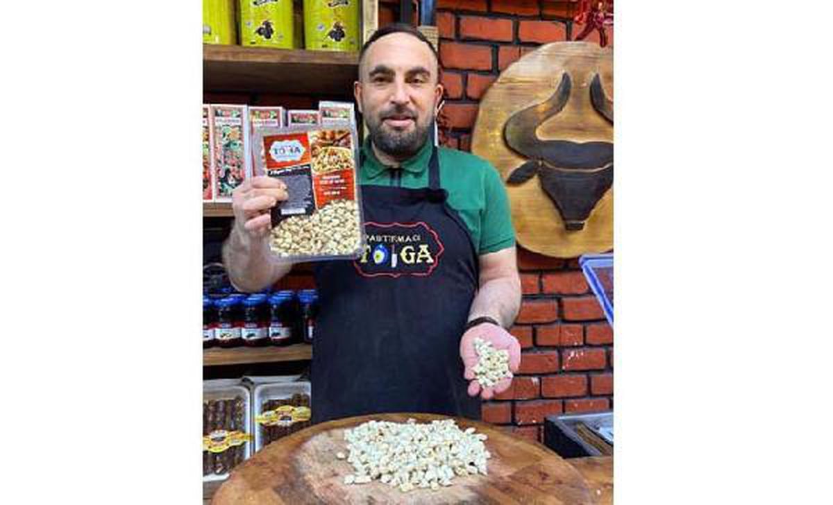 Pastırmacı Tolga, pastırmalı mantı üretimine başladı