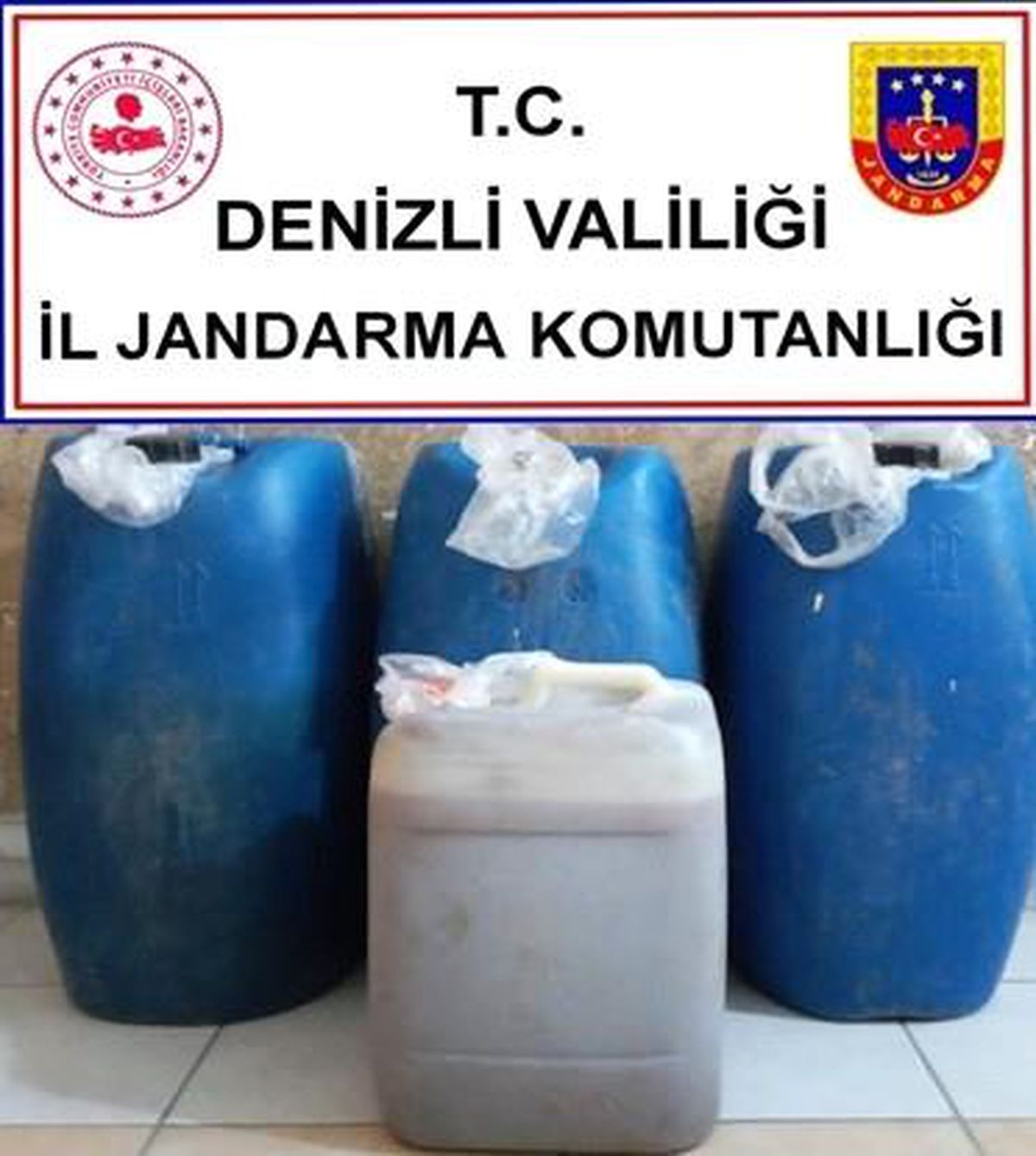 Şüpheli araçtan 200 litre kaçak şarap çıktı