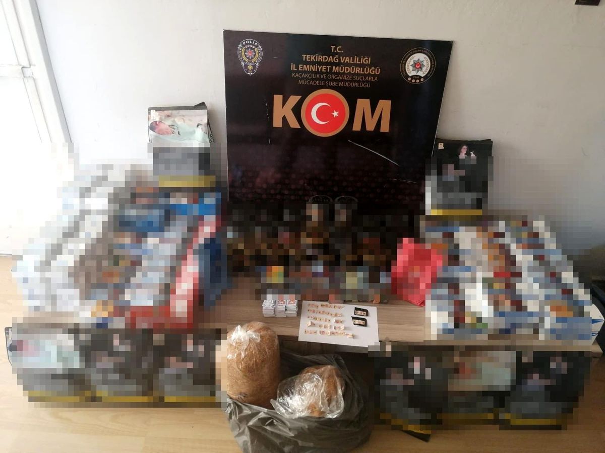 Son dakika haberleri! Tekirdağ\'da tütün operasyonu