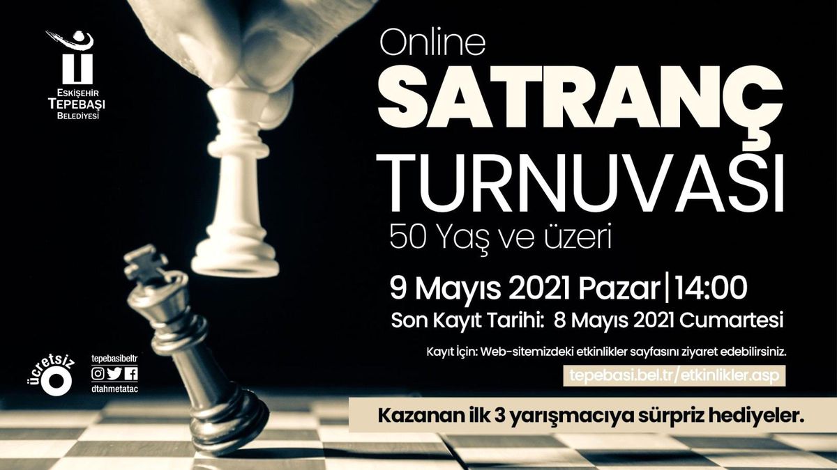 Tepebaşı Belediyesi\'nden çevrim içi satranç turnuvası
