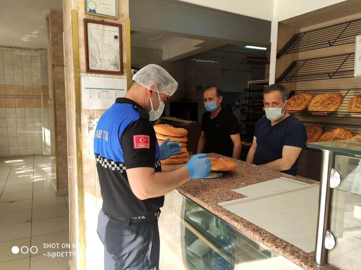 Zabıta Müdürlüğü\'nden fırınlarda pide ve hijyen denetimi