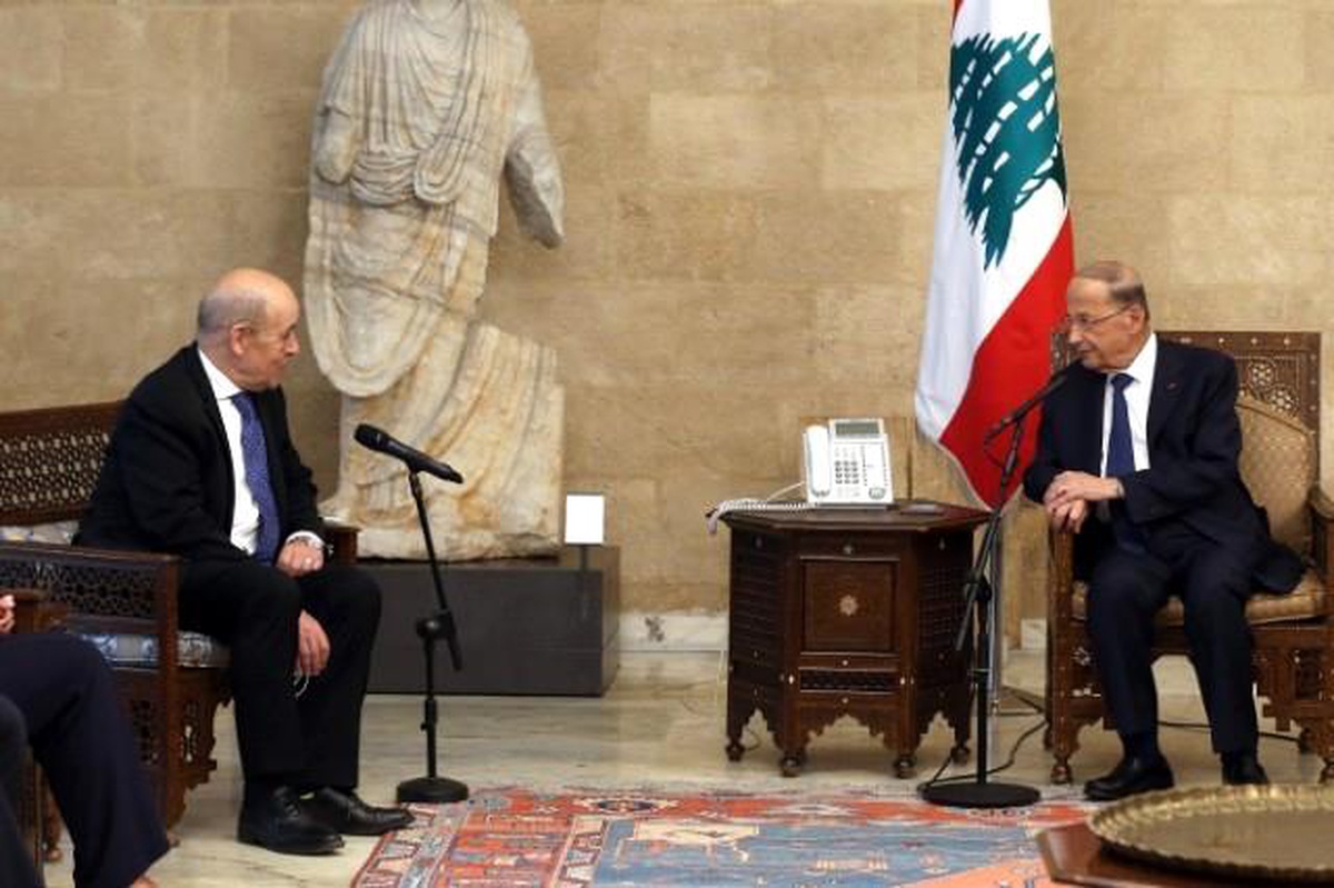 Son dakika haberleri: Fransa Dışişleri Bakanı, Lübnan Cumhurbaşkanı Michel Aoun ile görüştü