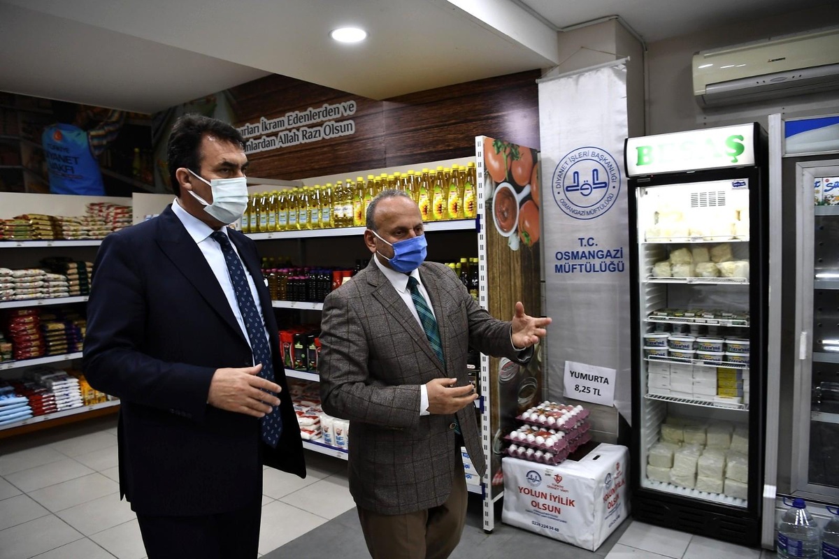 Hayır Market\'in ekmekleri Osmangazi\'den