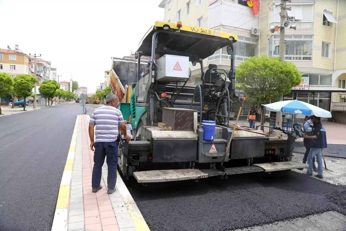 Karaman Belediyesinden asfalt çalışmaları