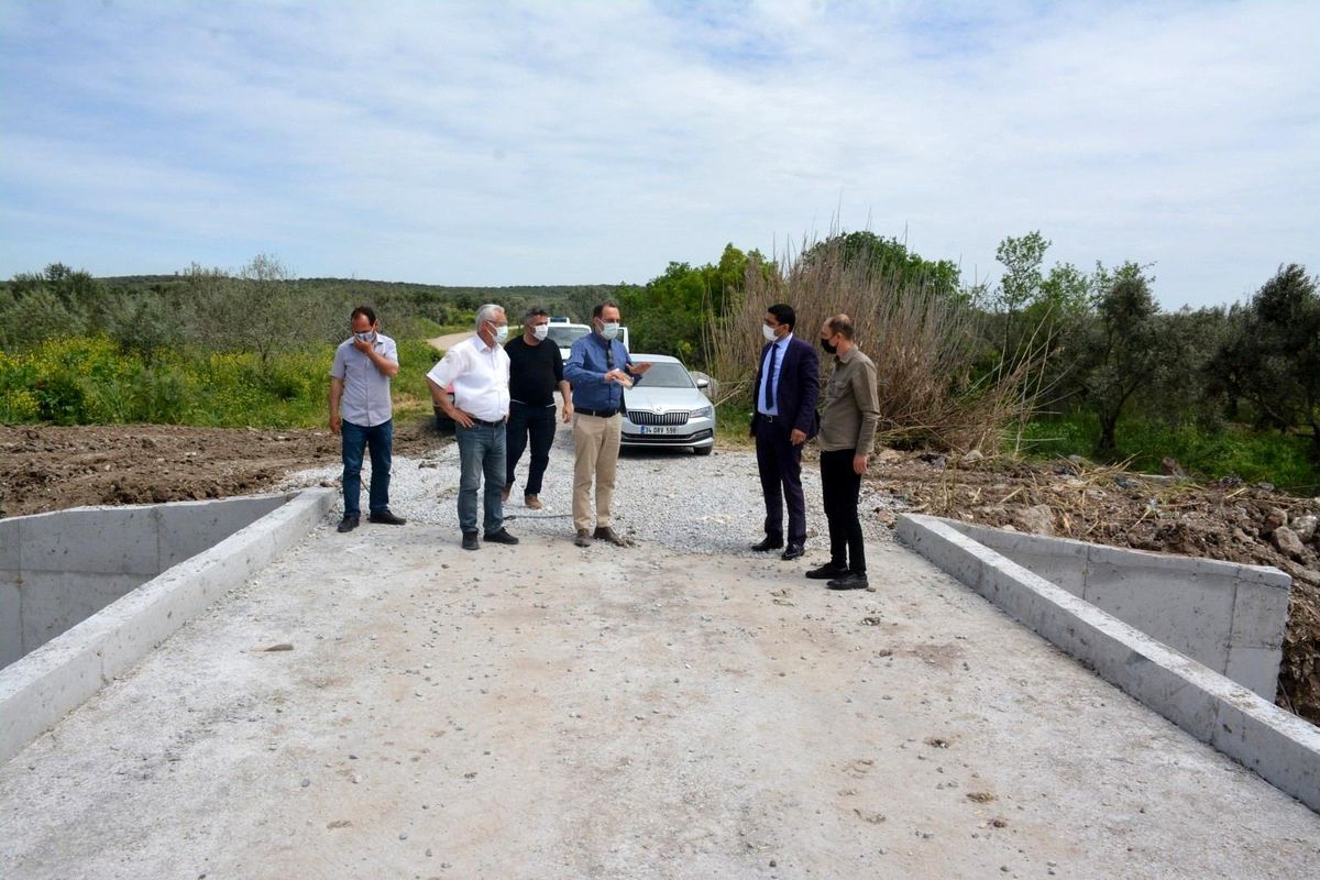 MASKİ\'nin Dereköy\'deki menfez imalatlarına yerinde inceleme