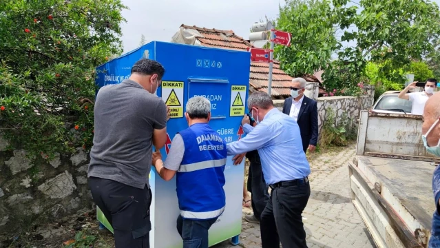 Ortaca, Köyceğiz ve Dalaman'a Bitki Koruma ve Gübre Ürünleri Ambalaj Atık Kutusu konuldu