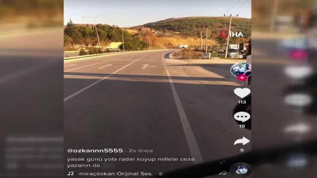 Sosyal medyada canlı yayın yaparken kendisini durduran polislere küfreden tır sürücüsüne 1 yıl 9 ay 26 gün hapis