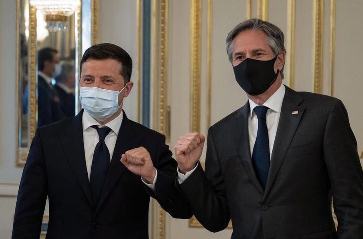 Ukrayna Devlet Başkan Zelenskiy, ABD Dışişleri Bakanı Blinken ile görüştü