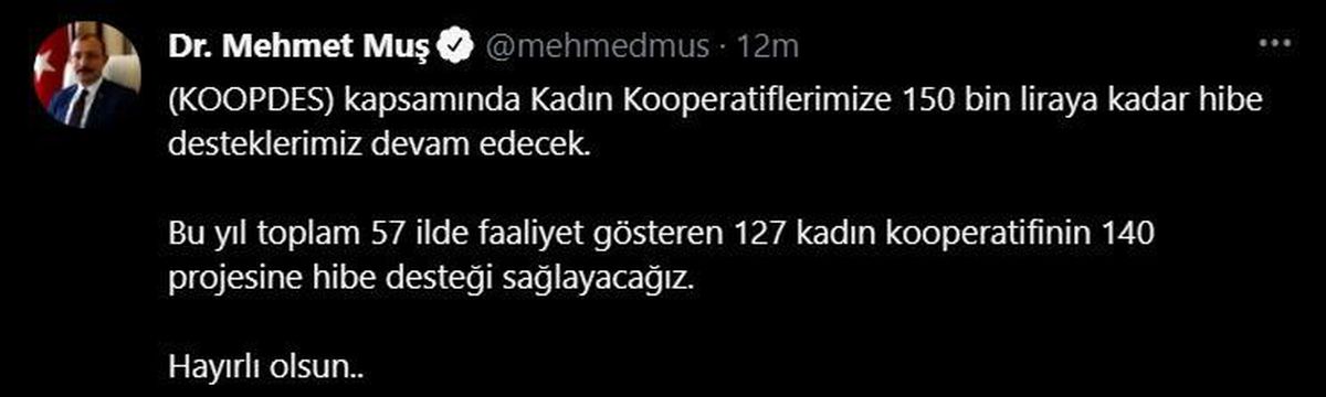 Bu yıl 127 kadın kooperatifinin 140 projesine hibe desteği sağlanacak
