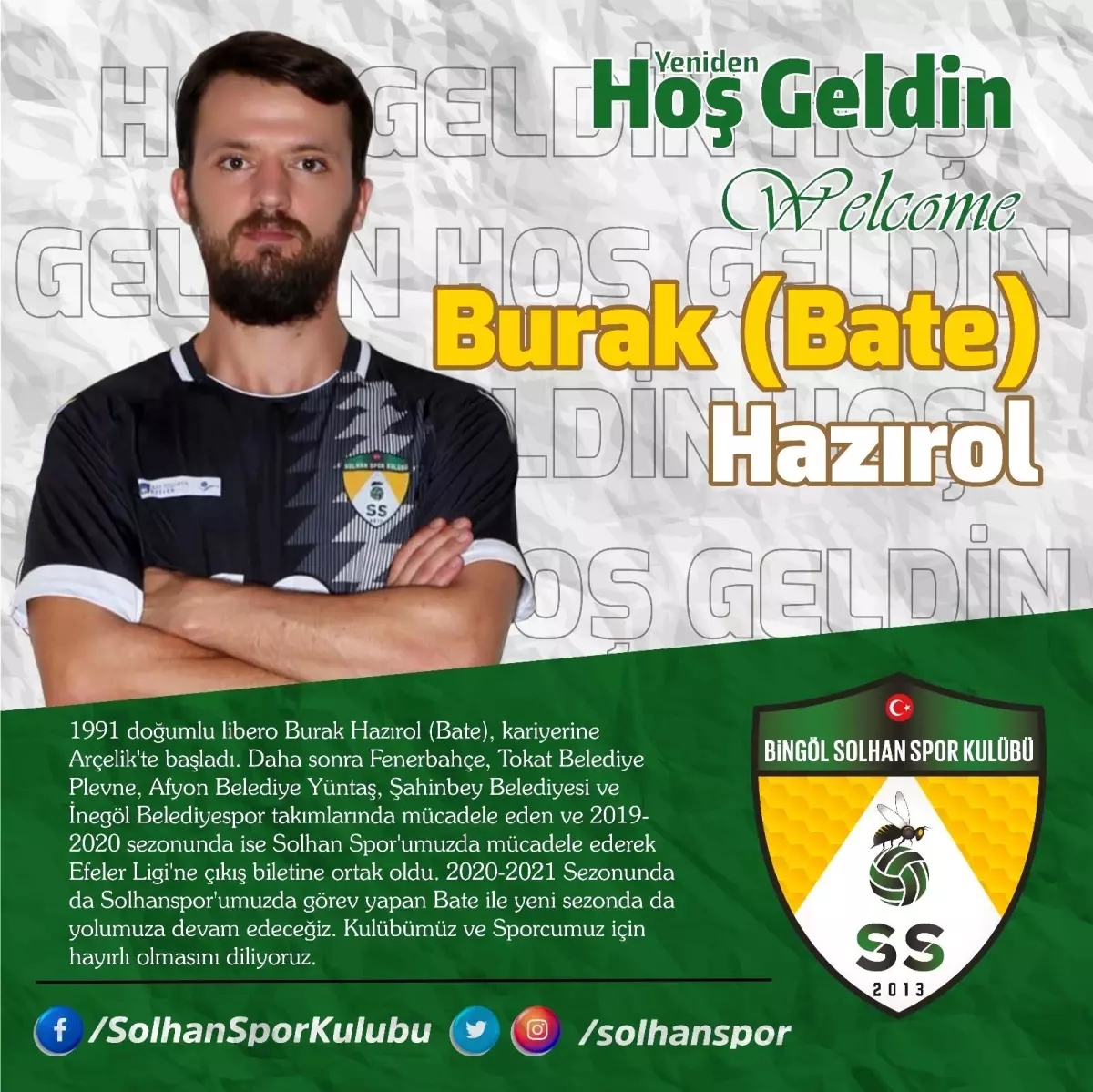 Efeler Ligi\'nden Bingöl Solhanspor\'a iki transfer