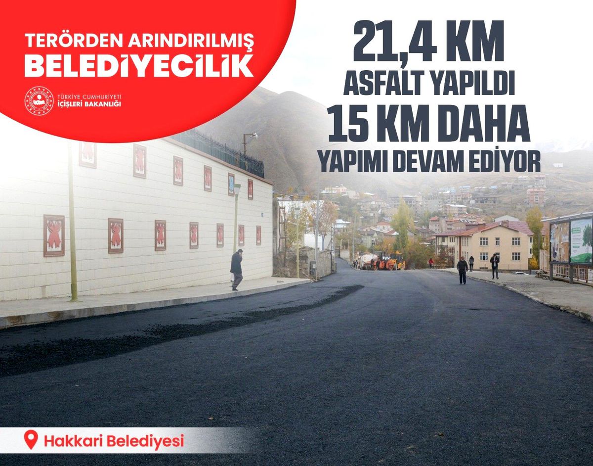 İçişleri Bakanlığından "Hakkari\'de terör yok, hayat var" paylaşımı