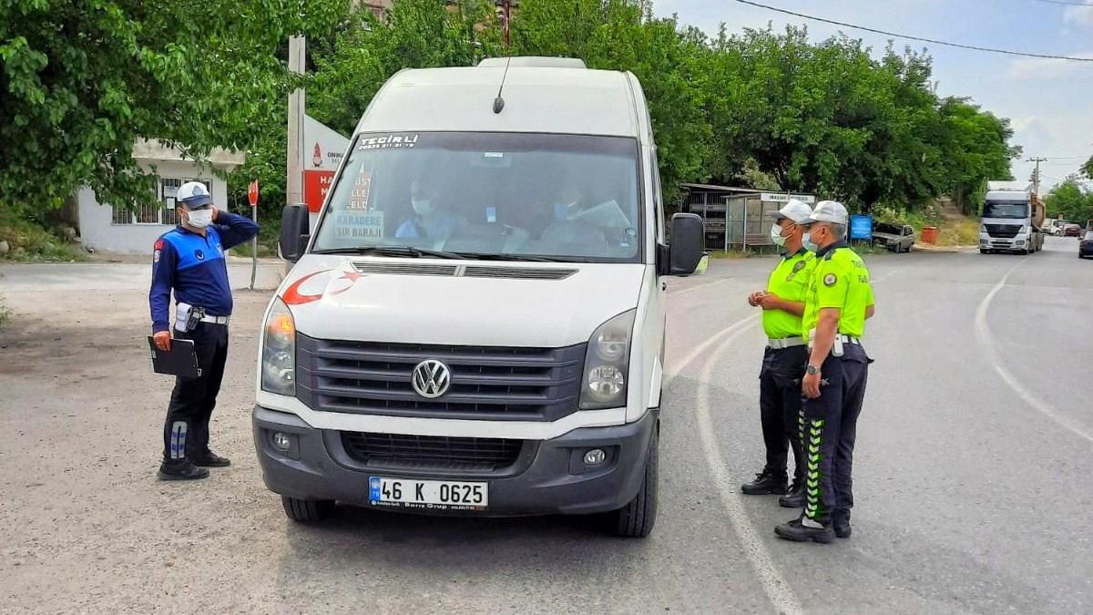 Kahramanmaraş\'ta tam kapanma denetimleri sürüyor