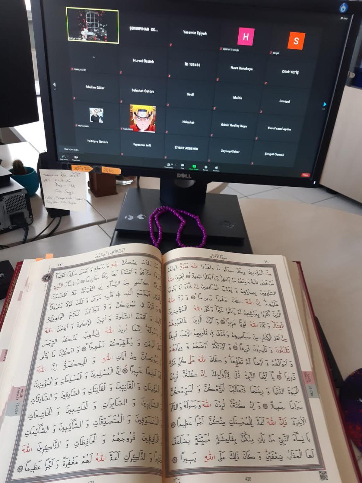 KO-MEK kursiyerleri mukabele geleneğini yaşatıyor