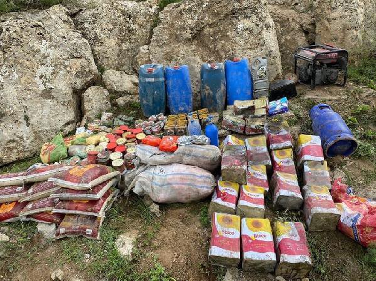 MSB: Irak\'ın kuzeyinde PKK\'ya ait çok sayıda silah, mühimmat ele geçirildi