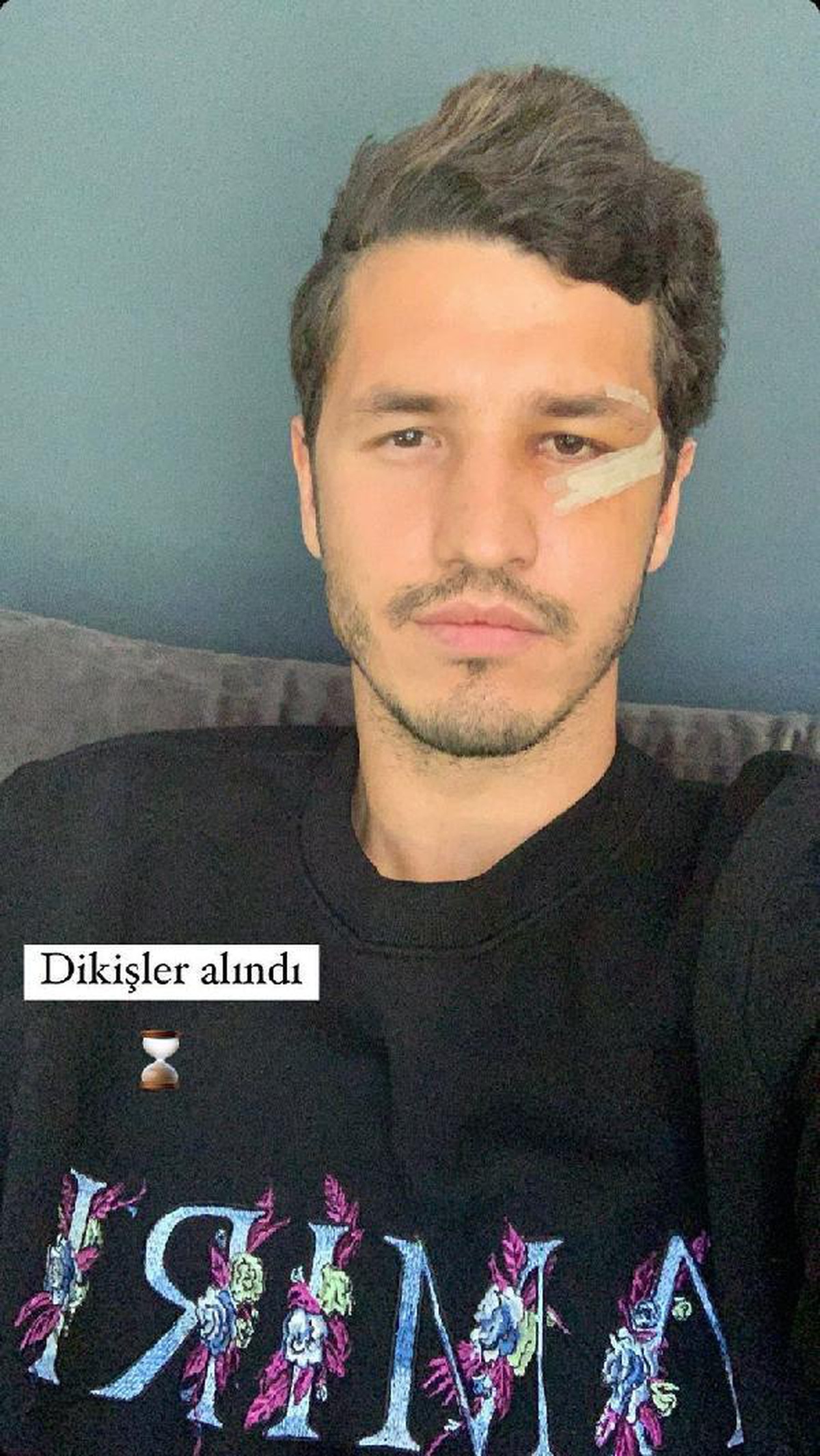 Salih Uçan\'ın yüzündeki dikişler alındı