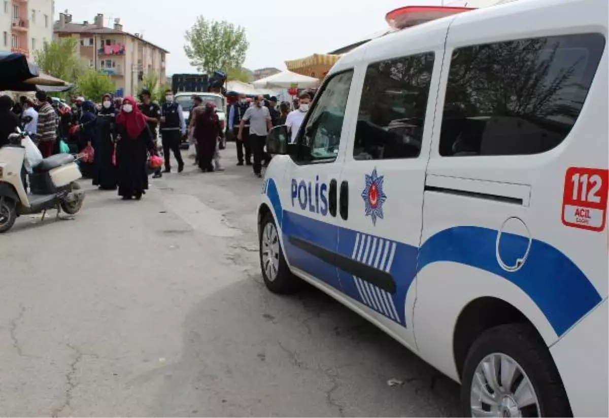 SİVAS\'TA, TEDBİRLERE UYULMAYAN PAZAR YERİ ERKEN KAPATILDI