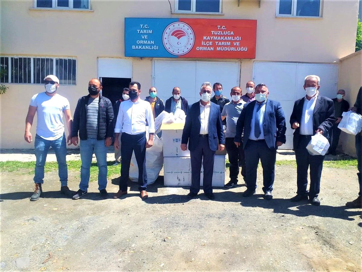 Tuzluca\'da arıcılara ilaç dağımı yapıldı