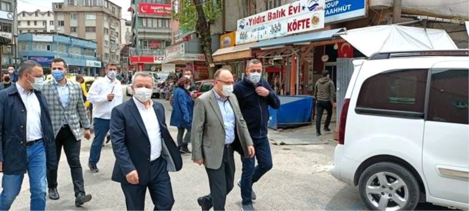 Zonguldak\'ta halk pazarı kısıtlamalara uyularak açıldı