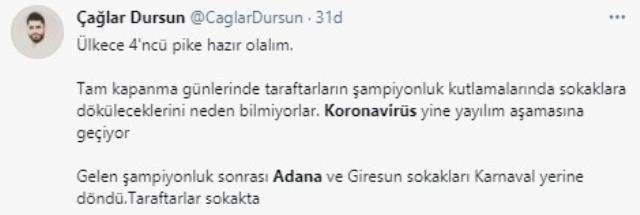 Adana'dan vakaları patlatacak görüntüler! Şampiyonluk kutlamaları korona partisine döndü