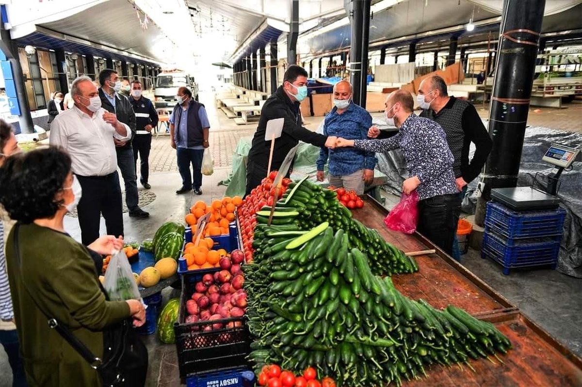 Altınordu\'da pazar alanlarında güvenli alışveriş