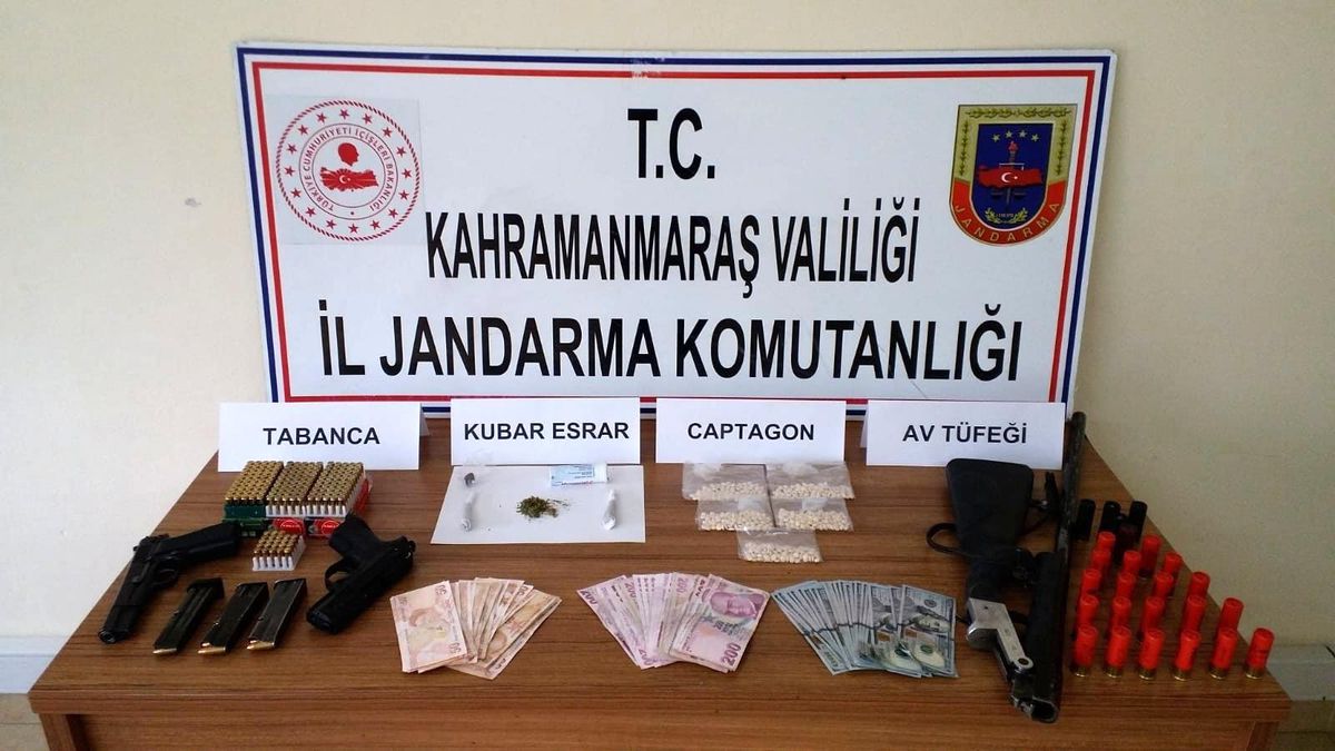 Son dakika haberi! Kahramanmaraş\'ta uyuşturucu operasyonu: 1 gözaltı