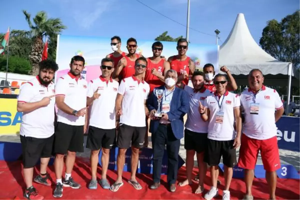 Türkiye, Erkekler CEV Continental Cup\'ta namağlup şampiyon