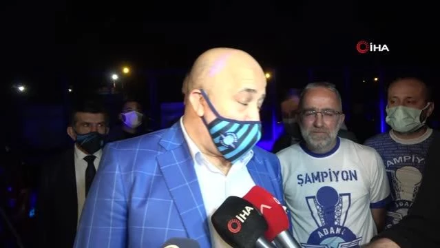 Adana Demirspor Başkanı Sancak: Anlımızın akı kadar helaldi bu şampiyonluk 